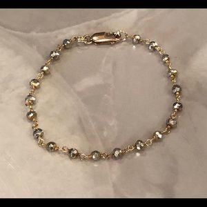 Gold filled bead chain bracelet